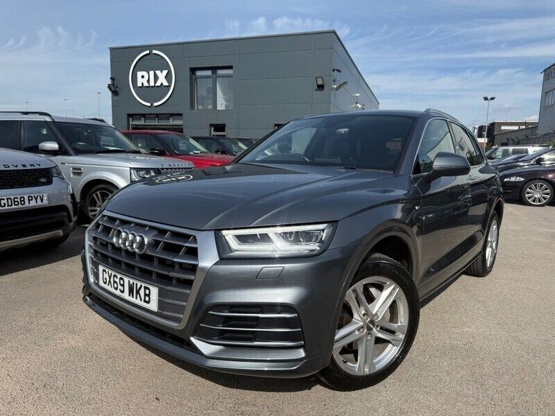 Grey Used 2019 Audi Q5 S-Line SUV | £22,995 (Fair price) - Image 1/4