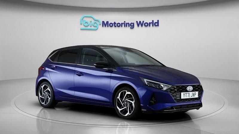 Used Hyundai i20 Ultimate 2021 Blue Hatchback