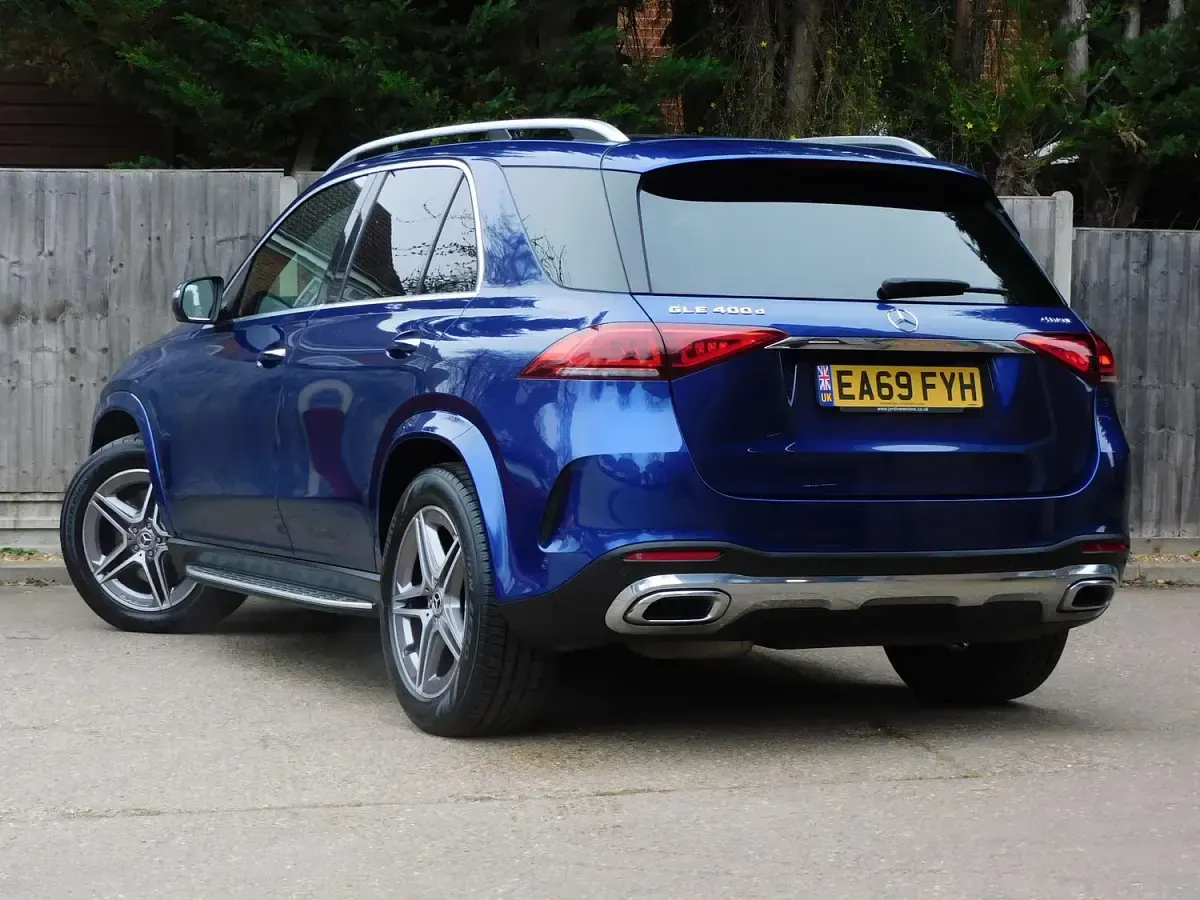 Used Mercedes GLE400 AMG line 325 HP (239 kW) 2019 Blue SUV