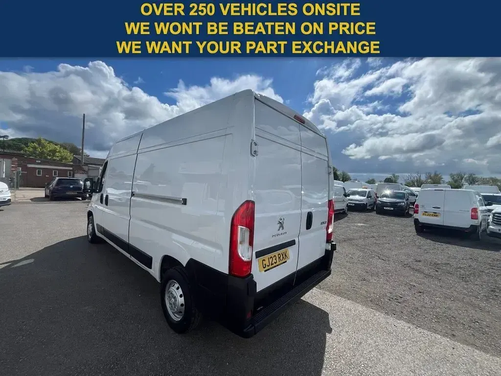 Used Peugeot Boxer Premium 140 HP (102 kW) 2023 White Van