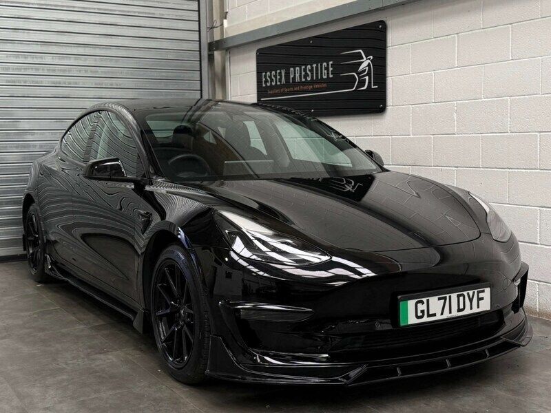 Black Used 2021 Tesla Model 3 Long Range Sedan | £14,991 (Super price) - Image 1/4