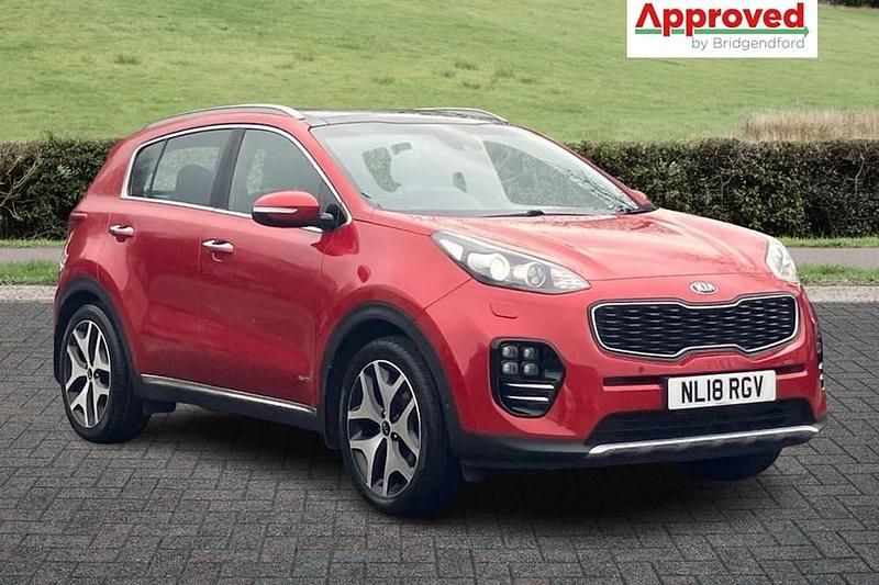 Used Kia Sportage GT-Line S 182 HP (133 kW) 2018 Red SUV