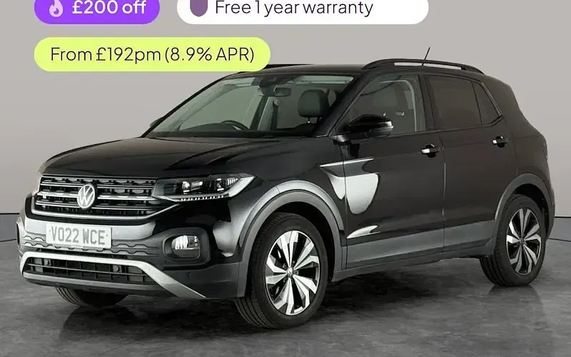 Used VW T-Cross Black Edition 110 HP (80 kW) 2024 SUV