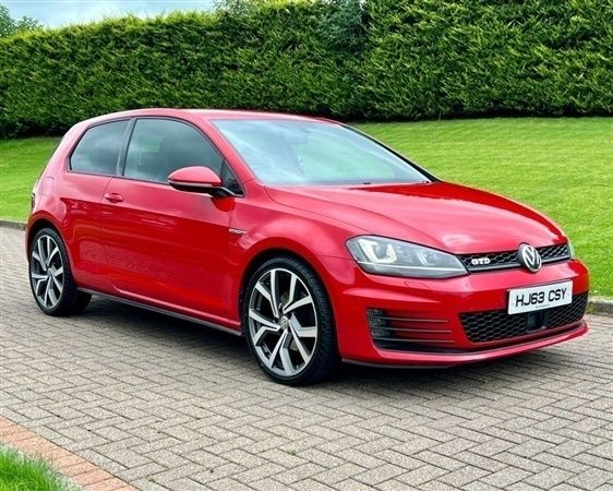Red Used 2013 VW Golf VII GTD Hatchback | £10,250 (Expensive) - Image 1/1