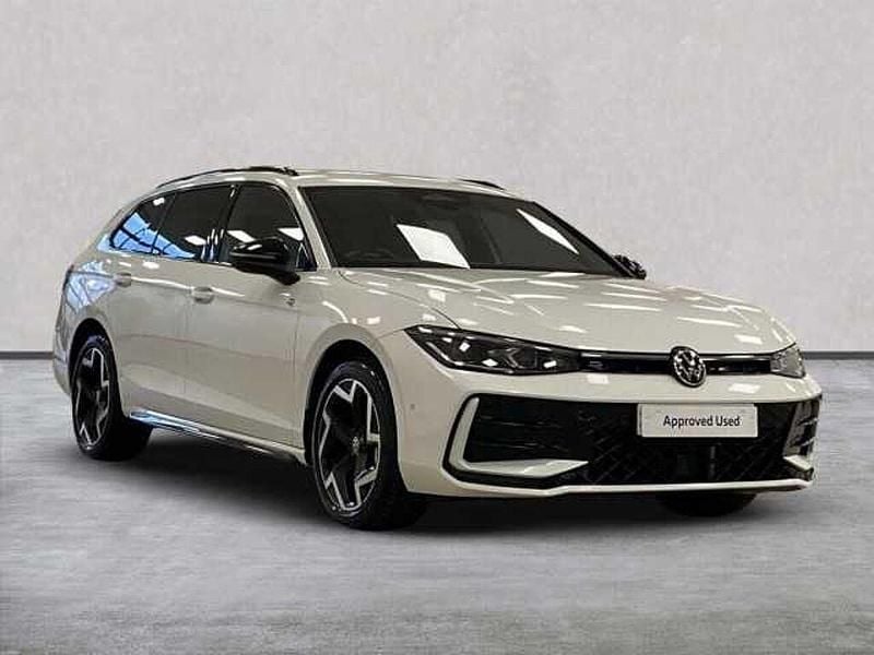 White Used 2025 VW Passat R-line | £37,381 - Image 1/4