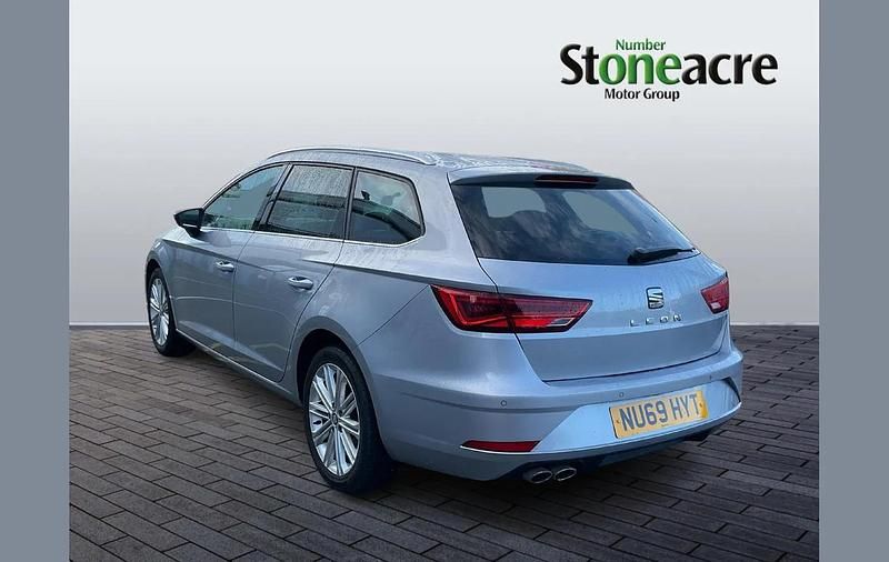 Used Seat Leon ST XCELLENCE 150 HP (110 kW) 2019 Silver Estate