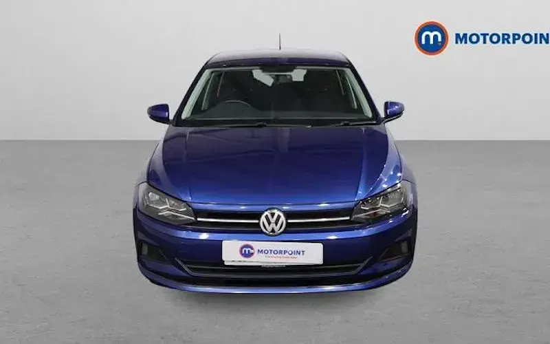 Used VW Polo SE 65 HP (47 kW) 2018 Blue Hatchback