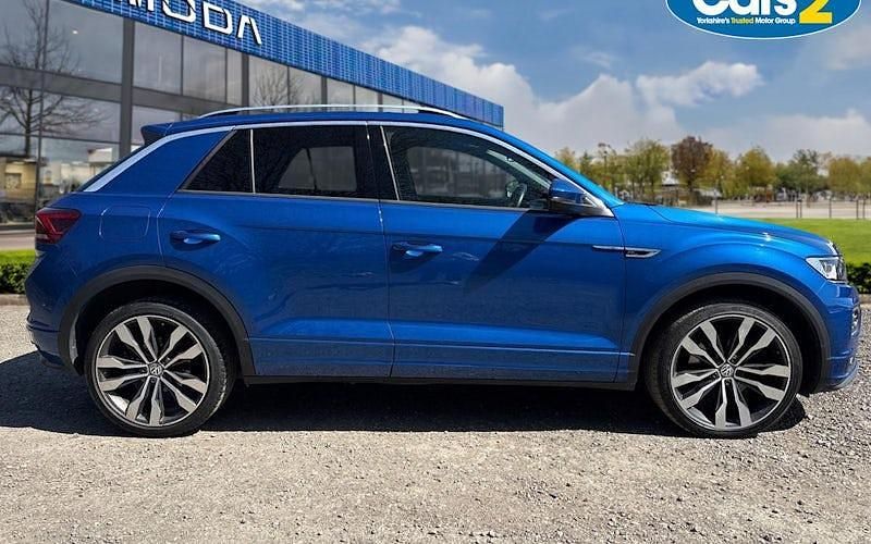 Usado VW T-Roc R-line 150 HP (110 kW) 2019 Azul SUV