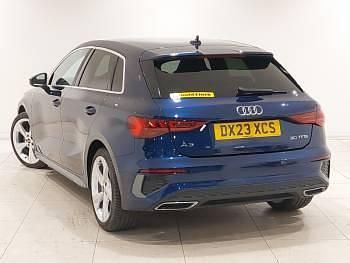 Used Audi A3 S-Line 110 HP (80 kW) 2023 Blue Sedan
