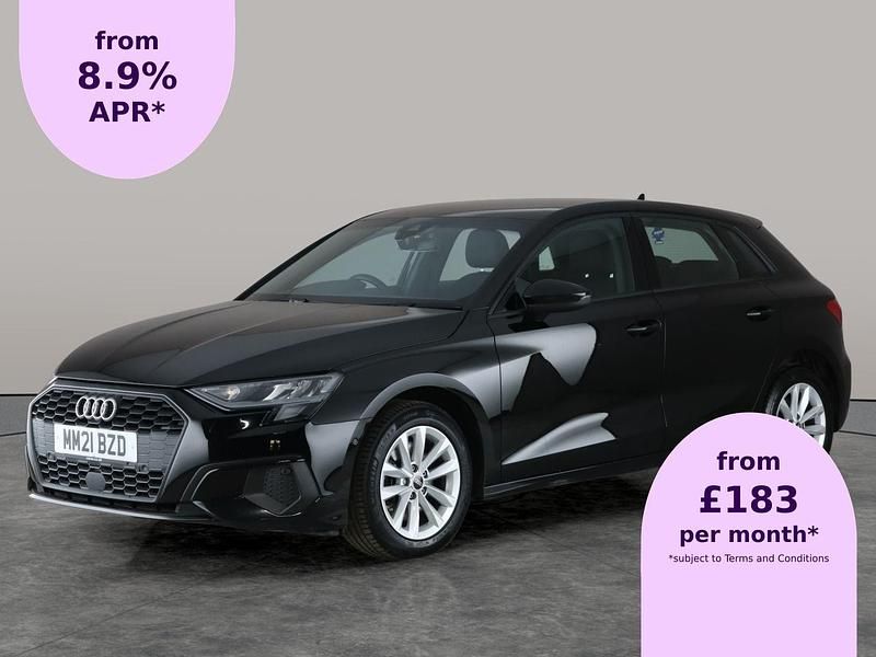 Black Used 2021 Audi A3 Comfort Hatchback | £14,152 (Good price) - Image 1/2