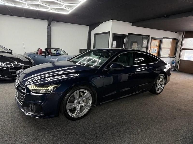 Used Audi A7 S-Line 2019 Blue Sedan