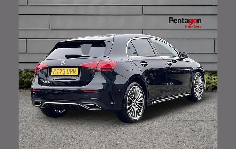 Used Mercedes A250 AMG Line Premium Plus 214 HP (157 kW) 2023 Black Hatchback