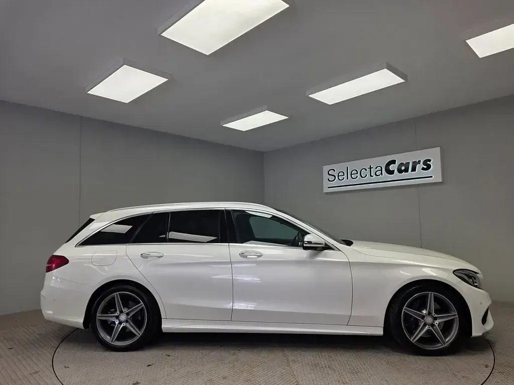 Used Mercedes C250 AMG Line Premium Plus 2017 White Estate