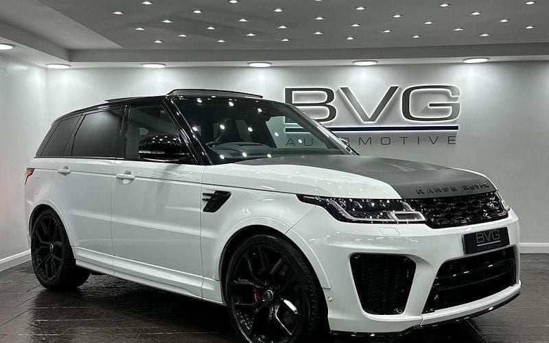 White Used 2019 Land Rover Range Rover Sport SVR SUV | £41,994 (Fair price) - Image 1/2