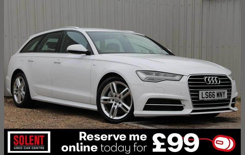 Used Audi A6 S-Line 218 HP (160 kW) 2016 White Estate