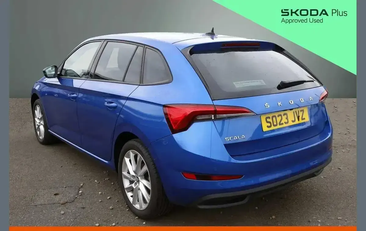 Used Skoda Scala SE L 108 HP (79 kW) 2023 Blue Hatchback