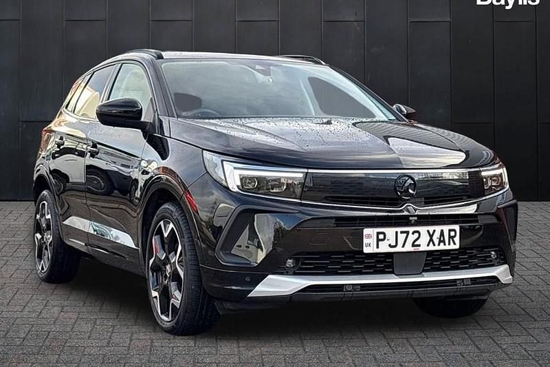 Used Vauxhall Grandland X Ultimate 130 HP (95 kW) 2022 Black SUV
