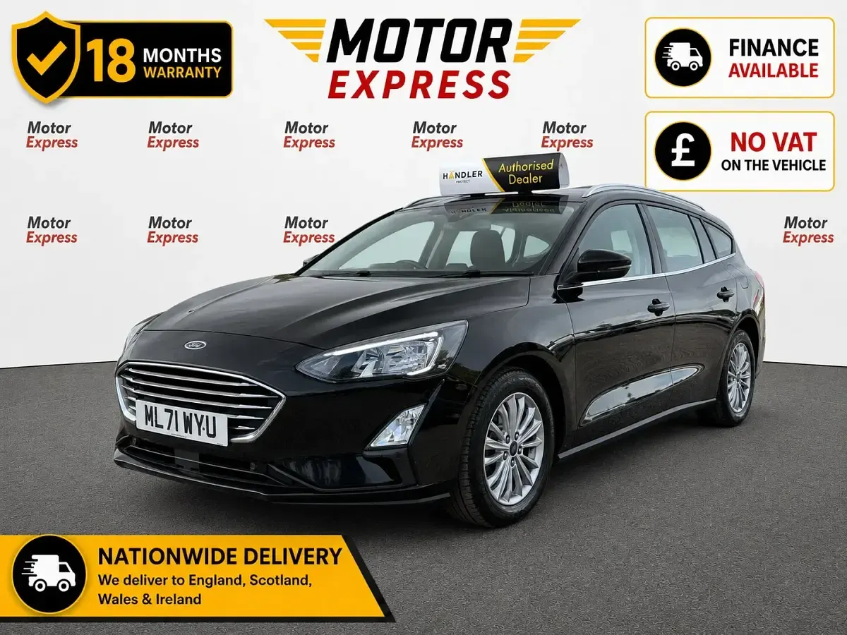Used Ford Focus Titanium 125 HP (91 kW) 2021 Black Estate