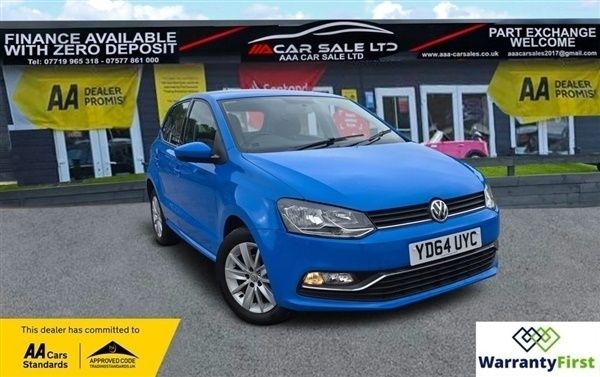 Blue Used 2014 VW Polo SE Hatchback | £8,824 (Fair price) - Image 1/1