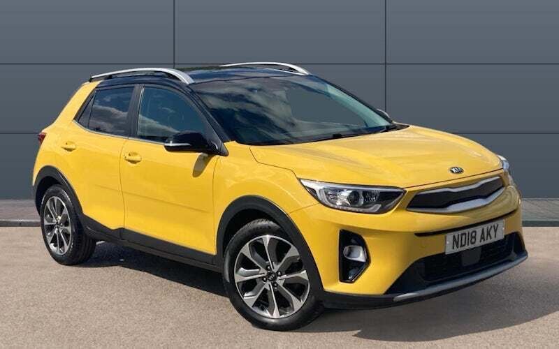 Yellow Used 2018 Kia Stonic First Edition SUV | £10,919 (Fair price) - Image 1/4