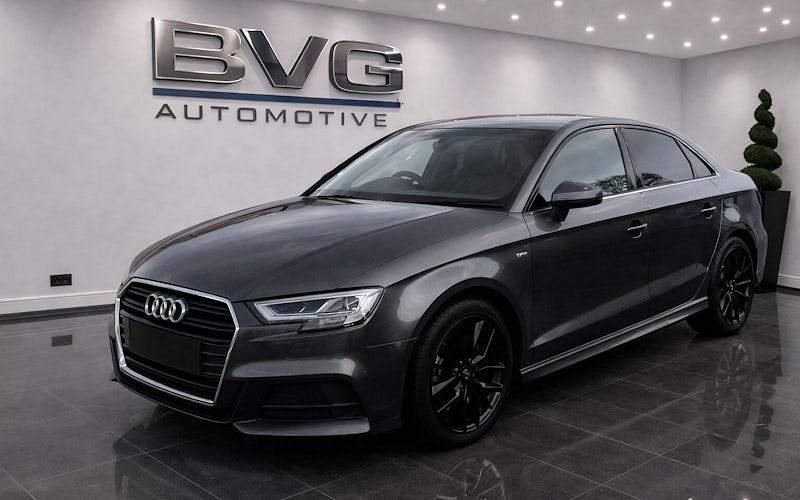 Used Audi A3 S-Line 150 HP (110 kW) 2018 Grey Sedan