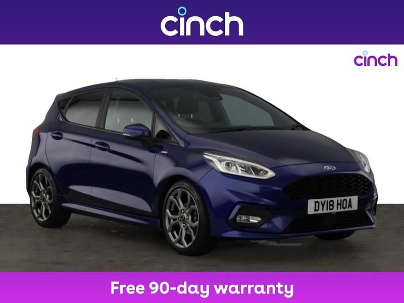 Blue Used 2018 Ford Fiesta ST-Line Hatchback | £8,159 (Fair price) - Image 1/3
