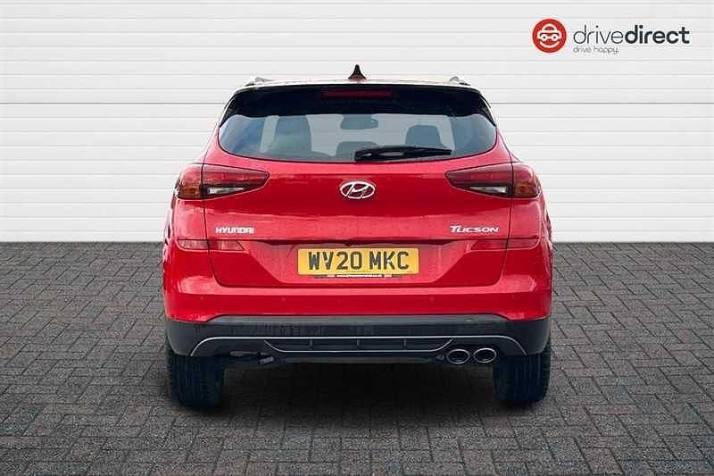 Used Hyundai Tucson N Line 177 HP (130 kW) 2020 Red SUV