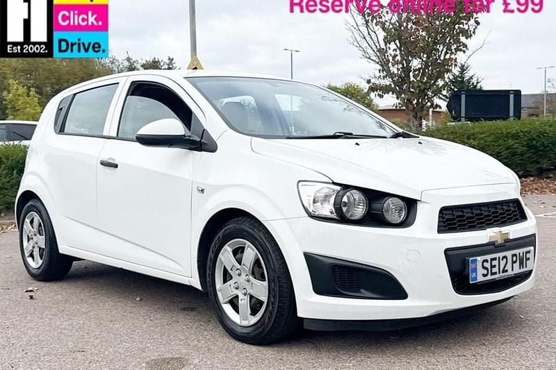 White Used 2012 Chevrolet Aveo LS Hatchback | £1,999 (Good price) - Image 1/1