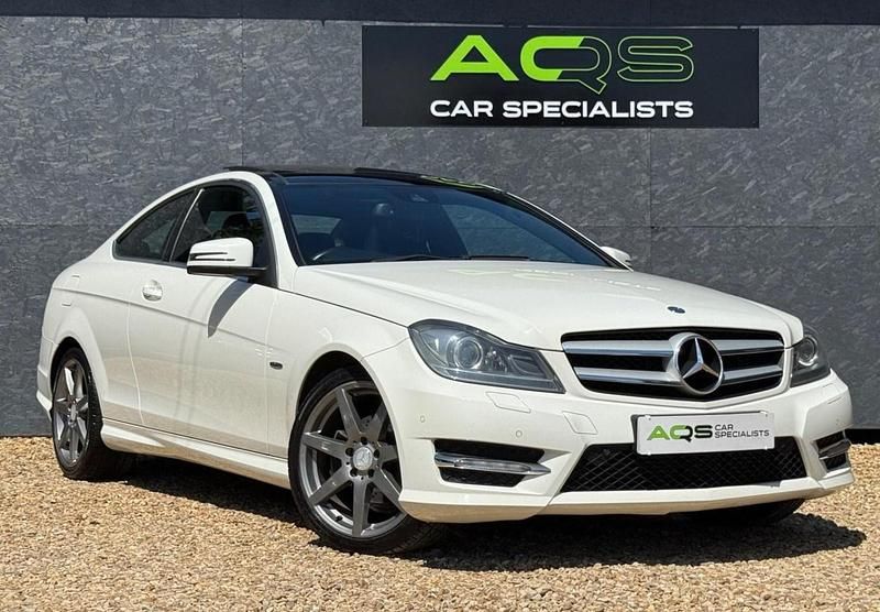 White Used 2011 Mercedes C220 AMG Coupe | £5,495 (A bit pricey) - Image 1/4