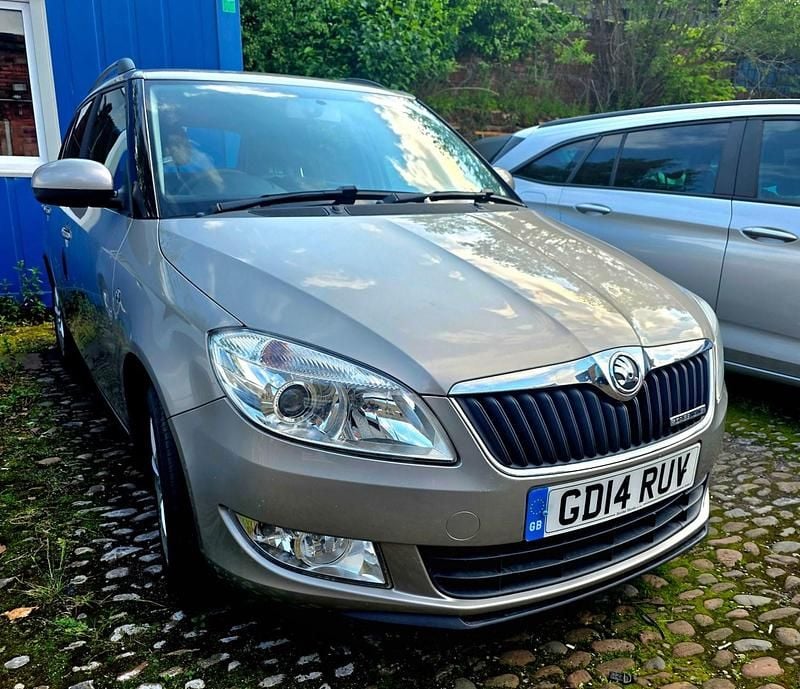 Used Skoda Fabia GreenLine 2014 Beige Hatchback