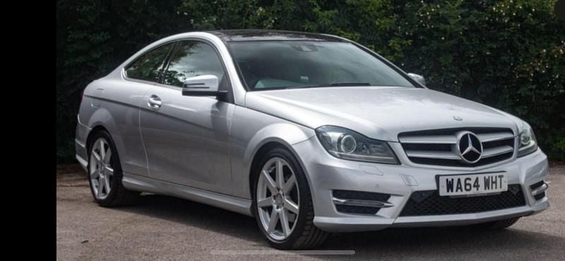 Silver Used 2014 Mercedes C250 Sport Edition Coupe | £8,450 (Good price) - Image 1/3