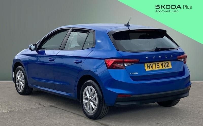 New Skoda Fabia SE 95 HP (69 kW) 2025 Blue Hatchback