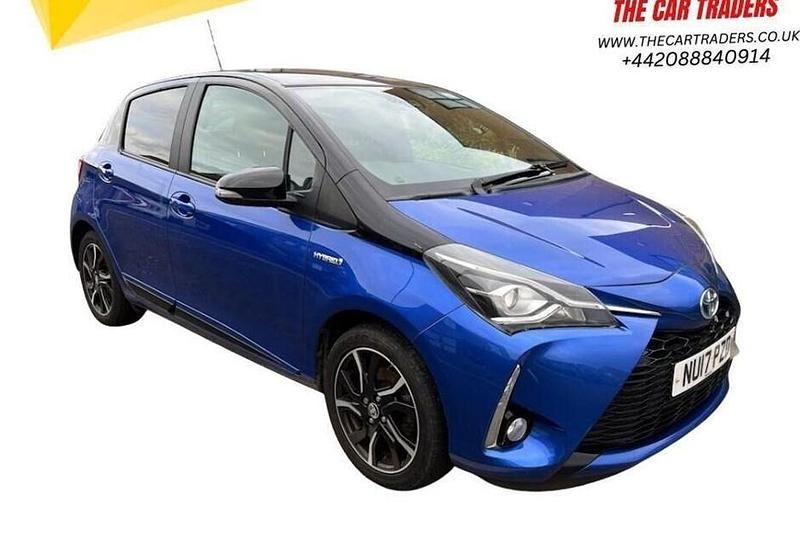 Blue Used 2017 Toyota Yaris Hybrid Design Hatchback | £10,788 (Fair price) - Image 1/1