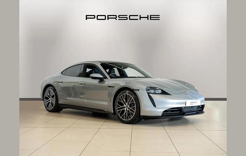 Silver Used 2021 Porsche Taycan Sedan | £45,750 (Fair price) - Image 1/4