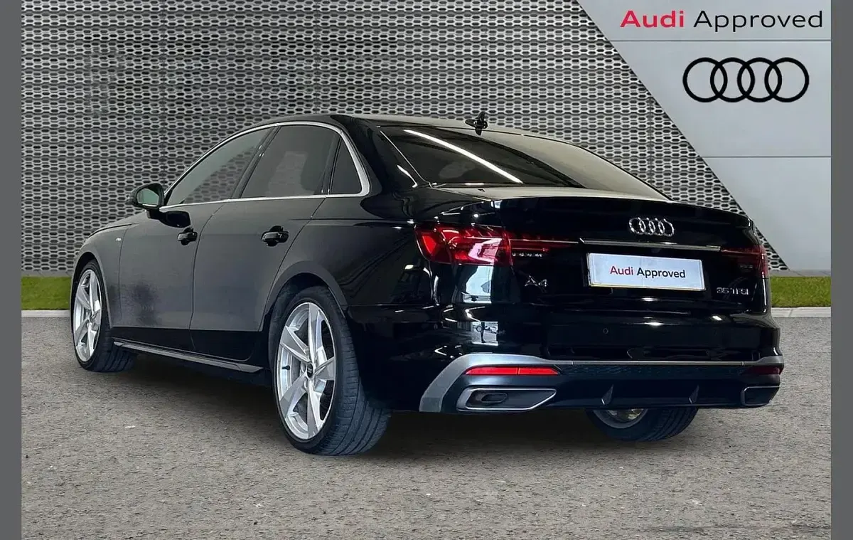 Used Audi A4 S-Line 147 HP (108 kW) 2022 Black Sedan