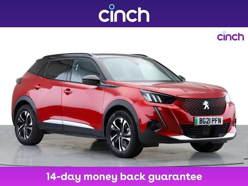 Red Used 2021 Peugeot e-2008 GTi SUV | £12,849 (Fair price) - Image 1/3