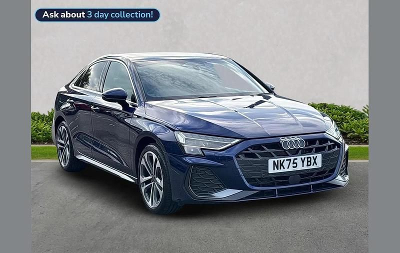 Used Audi A3 S-Line 147 HP (108 kW) 2025 Blue Sedan