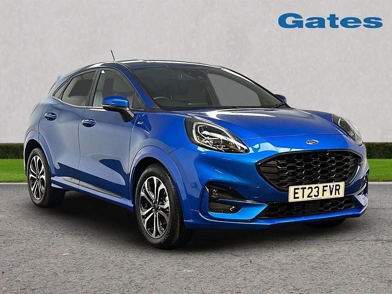 Blue Used 2023 Ford Puma Gen-E ST-Line Hatchback | £17,699 (Fair price) - Image 1/4
