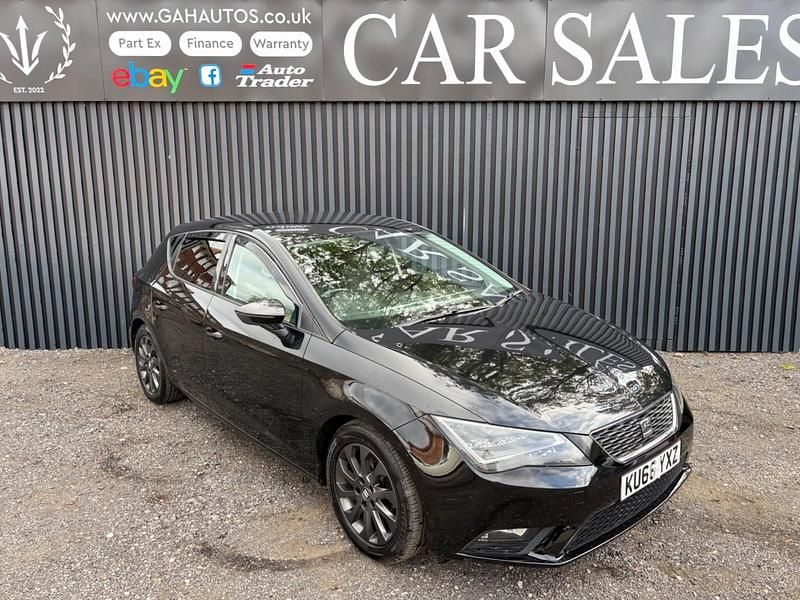 Black Used 2016 Seat Leon SE Hatchback | £7,982 (Fair price) - Image 1/4