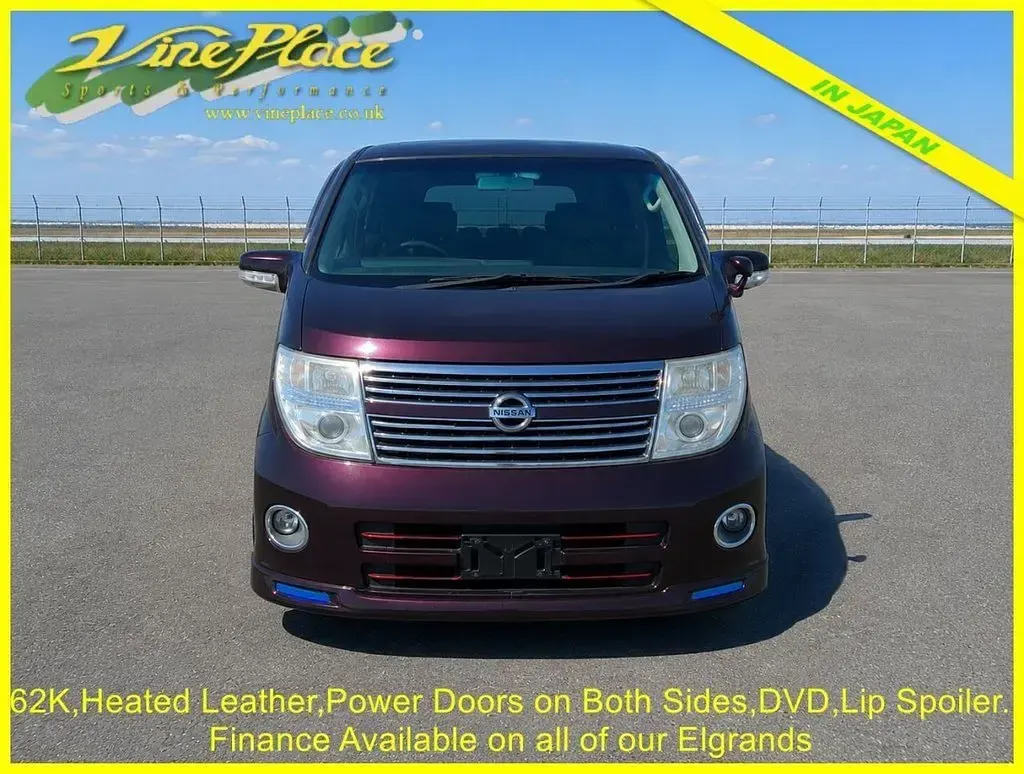 Used Nissan Elgrand 2008 Purple MPV