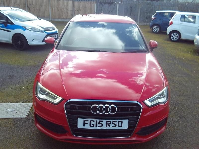 Used Audi A3 S-Line 2015 Red Hatchback