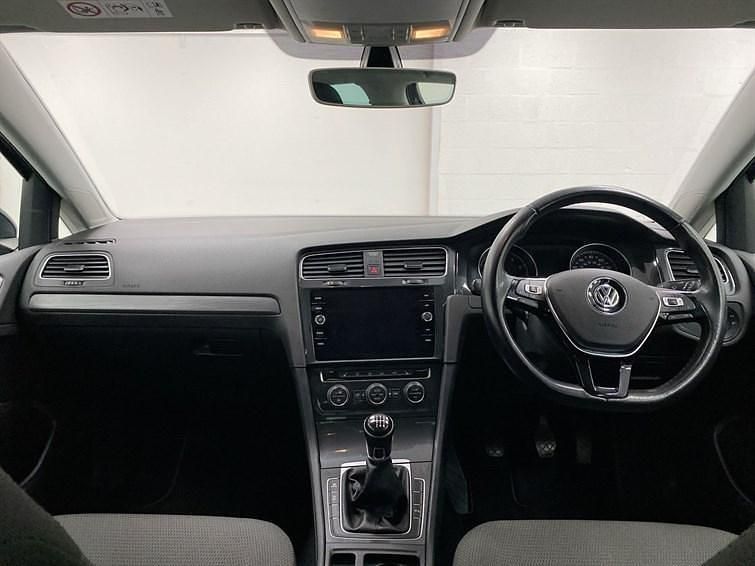 Begagnad VW Golf VII Edition 2020 Blå Kombi