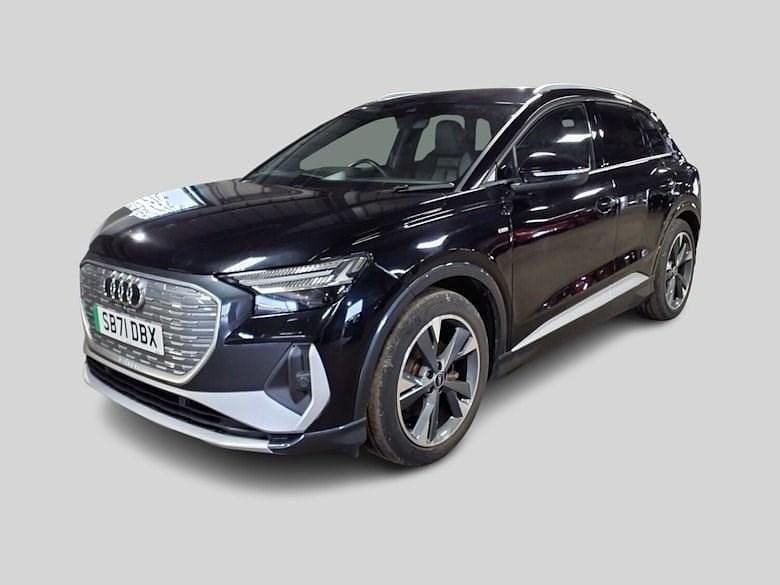 Used Audi Q4 e-tron S-Line 125 kW (170 HP) 2022 Black SUV