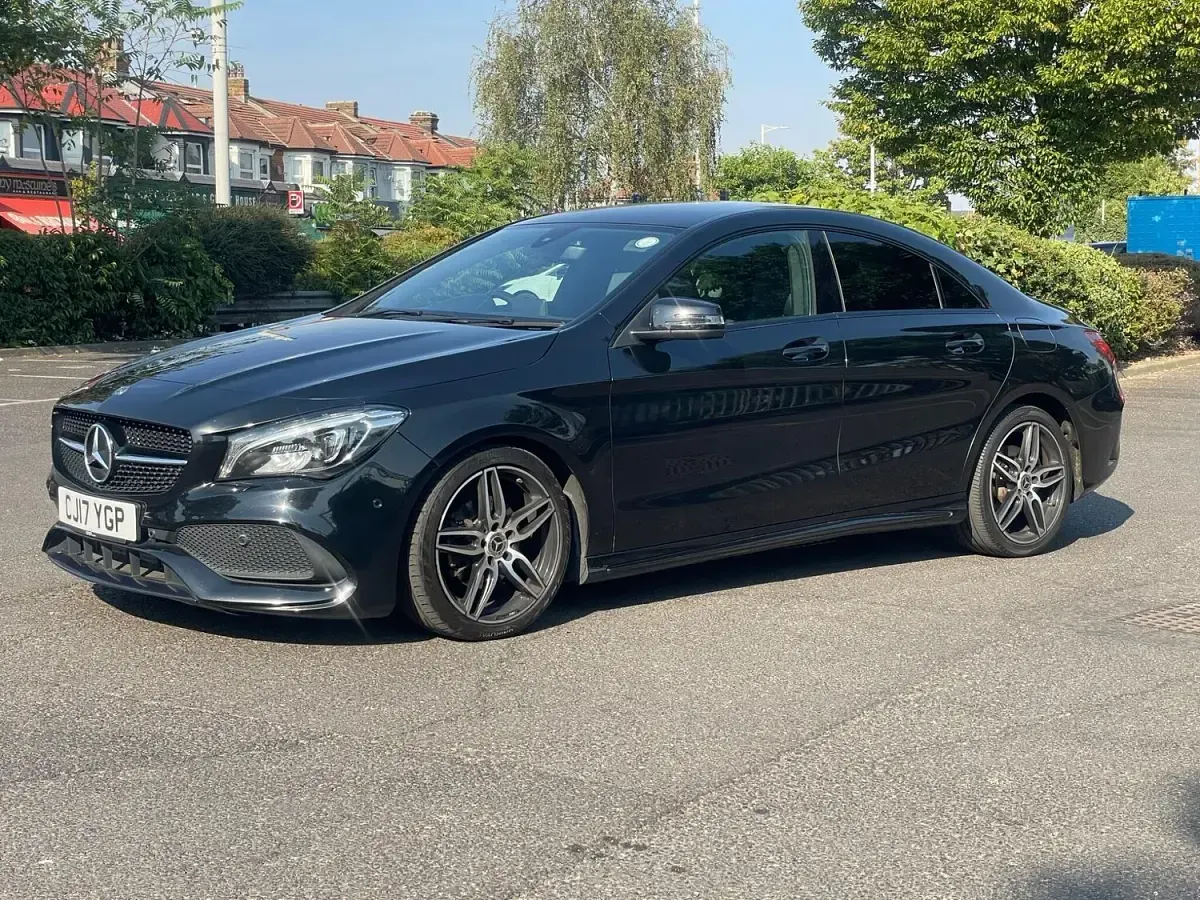Used Mercedes CLA180 AMG line 2017 Black Coupe
