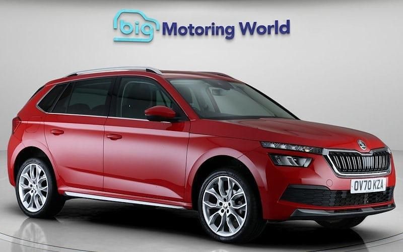 Used Skoda Kamiq SE L 116 HP (85 kW) 2020 Red SUV