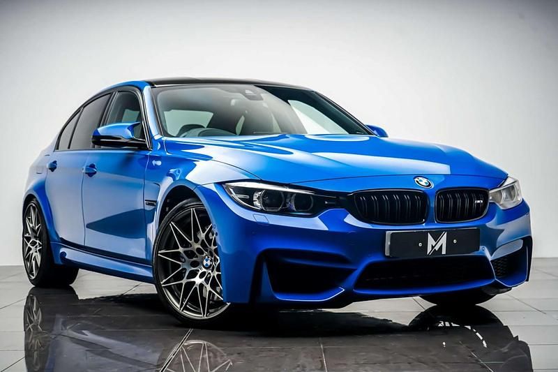 Blue Used 2018 BMW M3 Competition Edition Sedan | £41,495 (Expensive) - Image 1/4