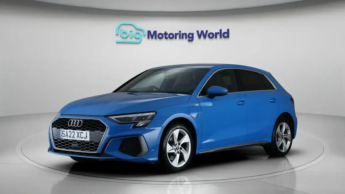 Used Audi A3 e-tron S-Line 2022 Blue Hatchback