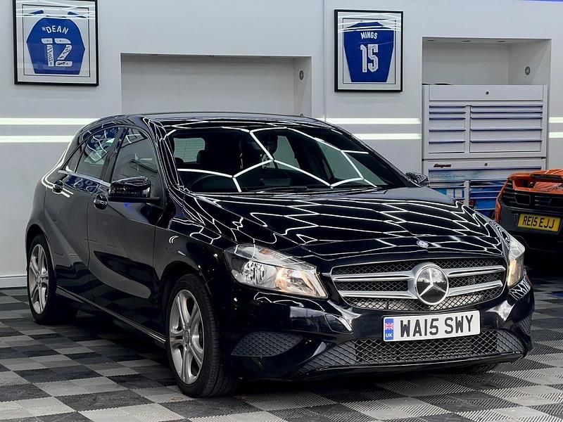Black Used 2015 Mercedes A180 Sport Edition Hatchback | £10,195 (Good price) - Image 1/4