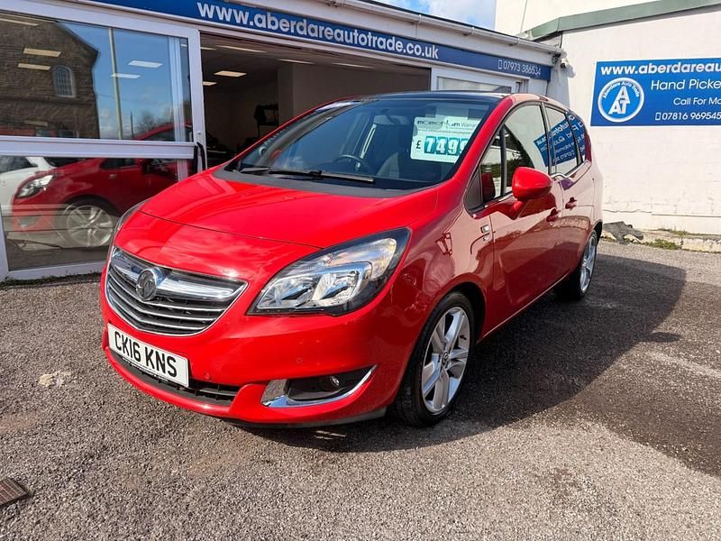 Used Vauxhall Meriva 120 HP (88 kW) 2016 Red MPV