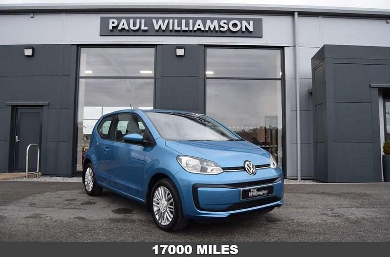 Used VW up! 65 HP (47 kW) 2021 Blue Hatchback